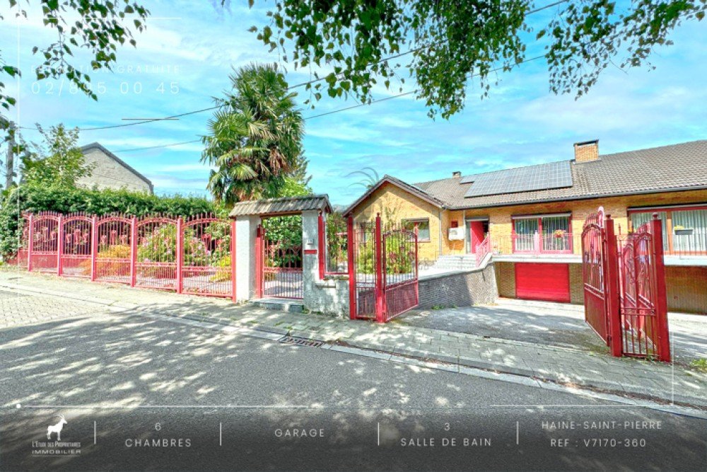 House for sale in Haine-Saint-Pierre