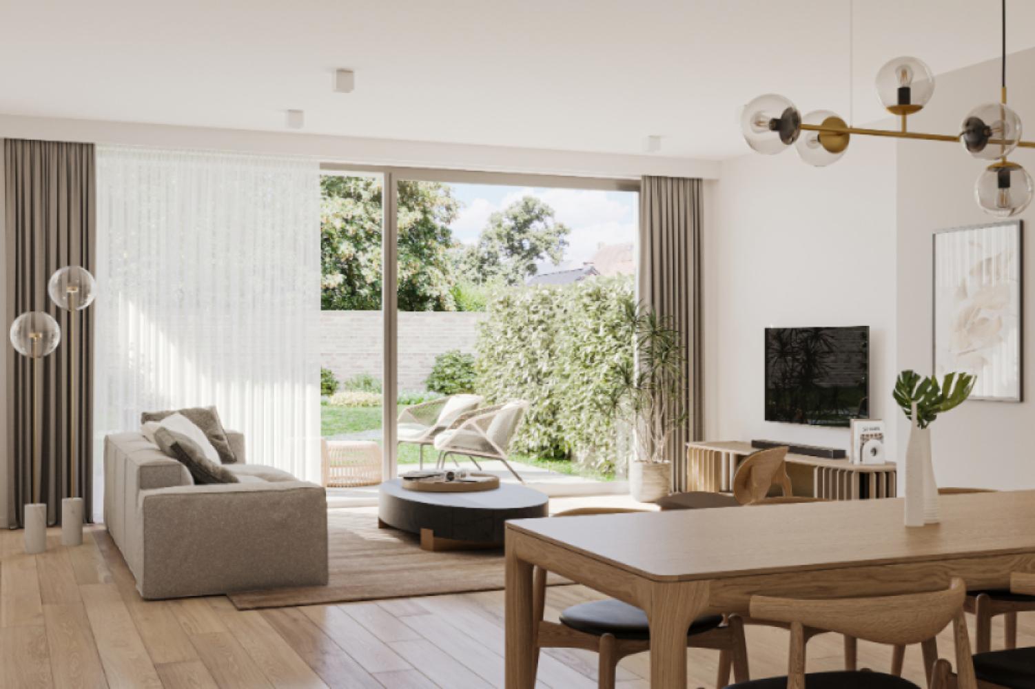 Green Square presenteert u 35 nieuwbouwappartementen en een winkelpand, letterlijk ónder de Kerktoren van Sleidinge. - Appartement à vendre