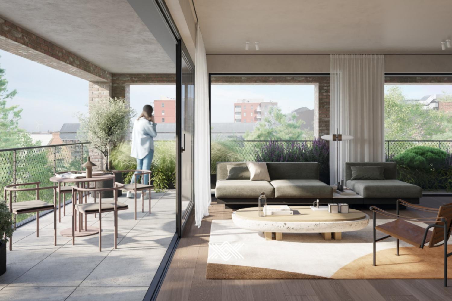 O'Vert in Gent - Briljant wonen in het groen aan het water - Apartment for sale