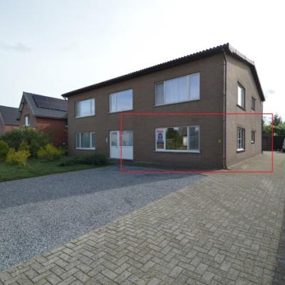 Gelijkvloers appartement te huur