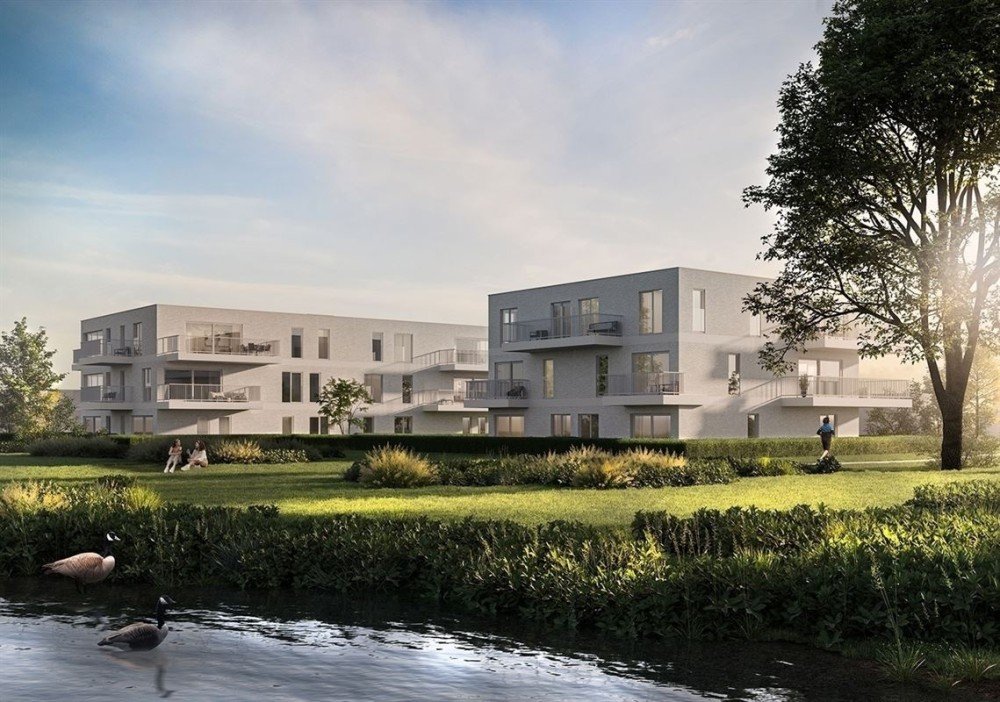 Gelijkvloers appartement te koop in Evergem
