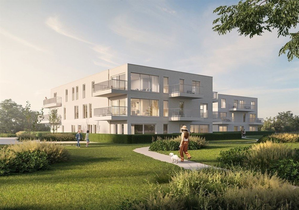 Gelijkvloers appartement te koop in Evergem